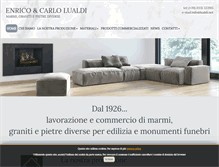 Tablet Screenshot of lualdi.net